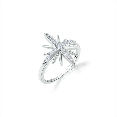 Starburst Zircon Ring