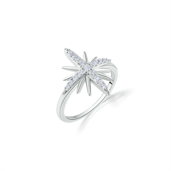Starburst Zircon Ring