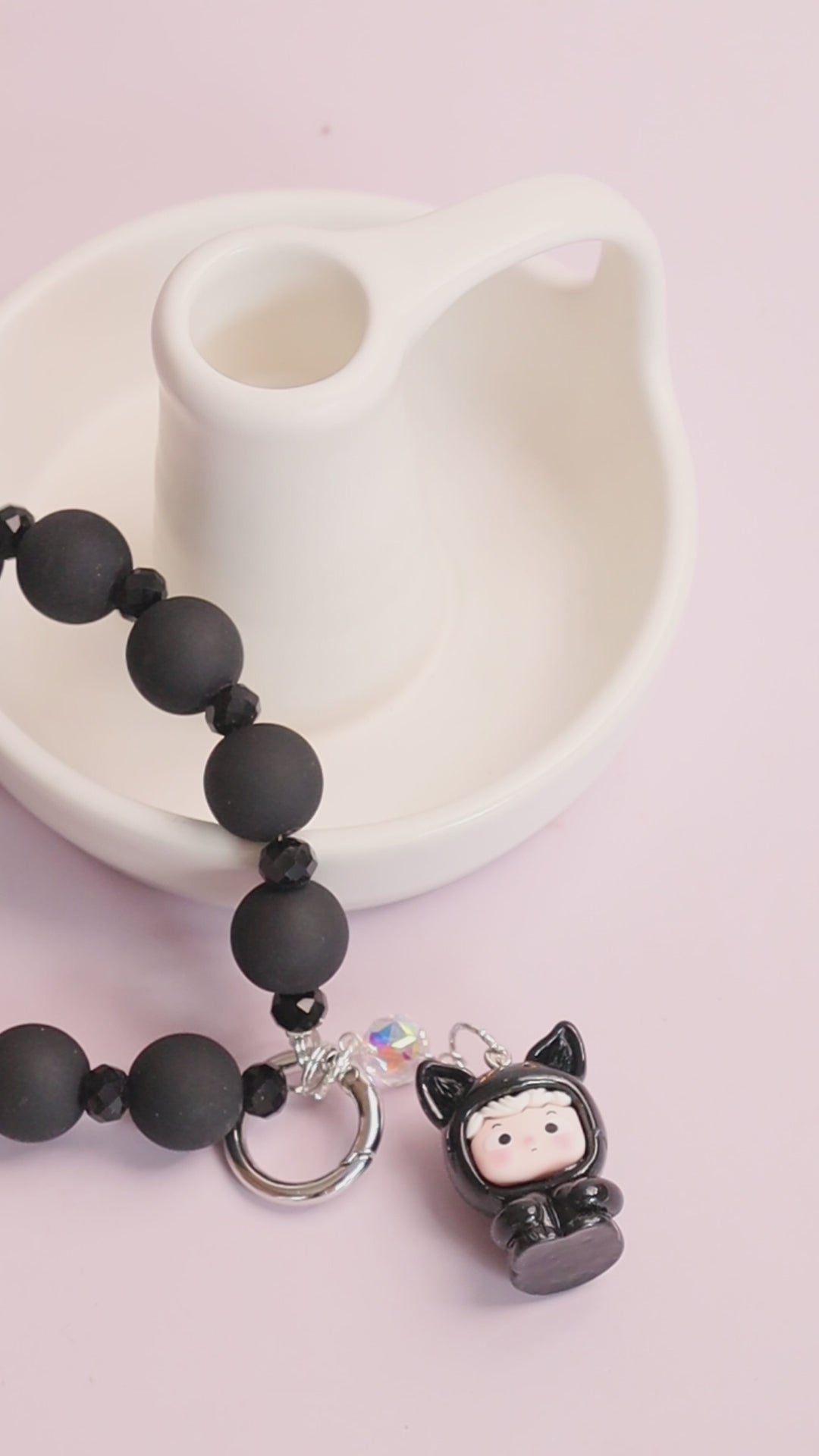 Blackie Buddy Mobile Charm