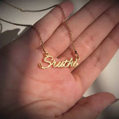 Pebble Name Necklace