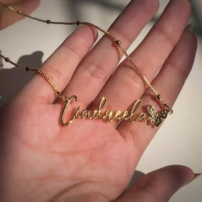 Calligraphy Name Necklace