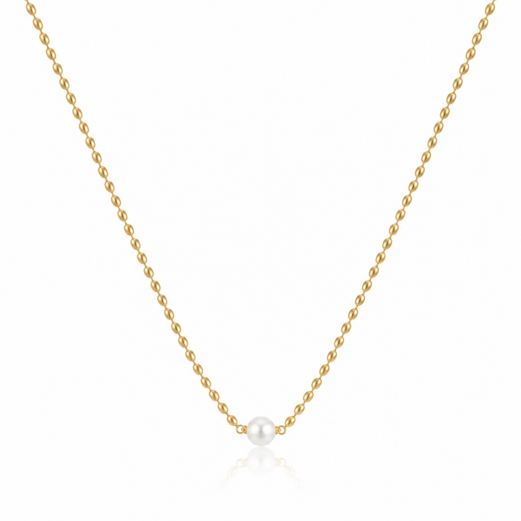 Pearl Dot necklace - 18K Gold (Demi Fine)