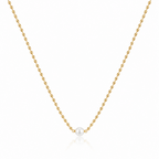 Pearl Dot necklace - 18K Gold (Demi Fine)