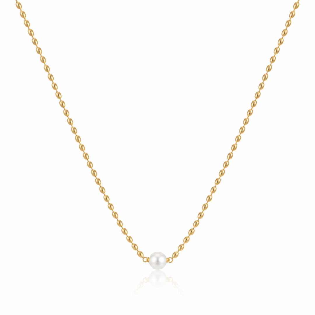 Pearl Dot necklace - 18K Gold (Demi Fine)