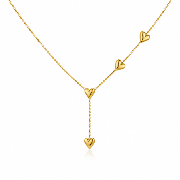 Voguish 2D Heart Necklace