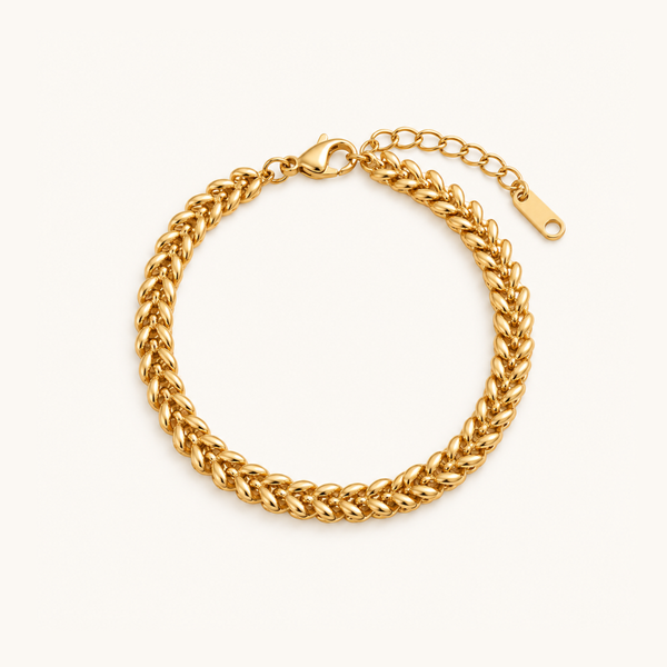 Royal Braid Bracelet - 18k Gold (Demi Fine)