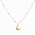 Luna Bloom Necklace - 18k Gold ( Demi Fine )