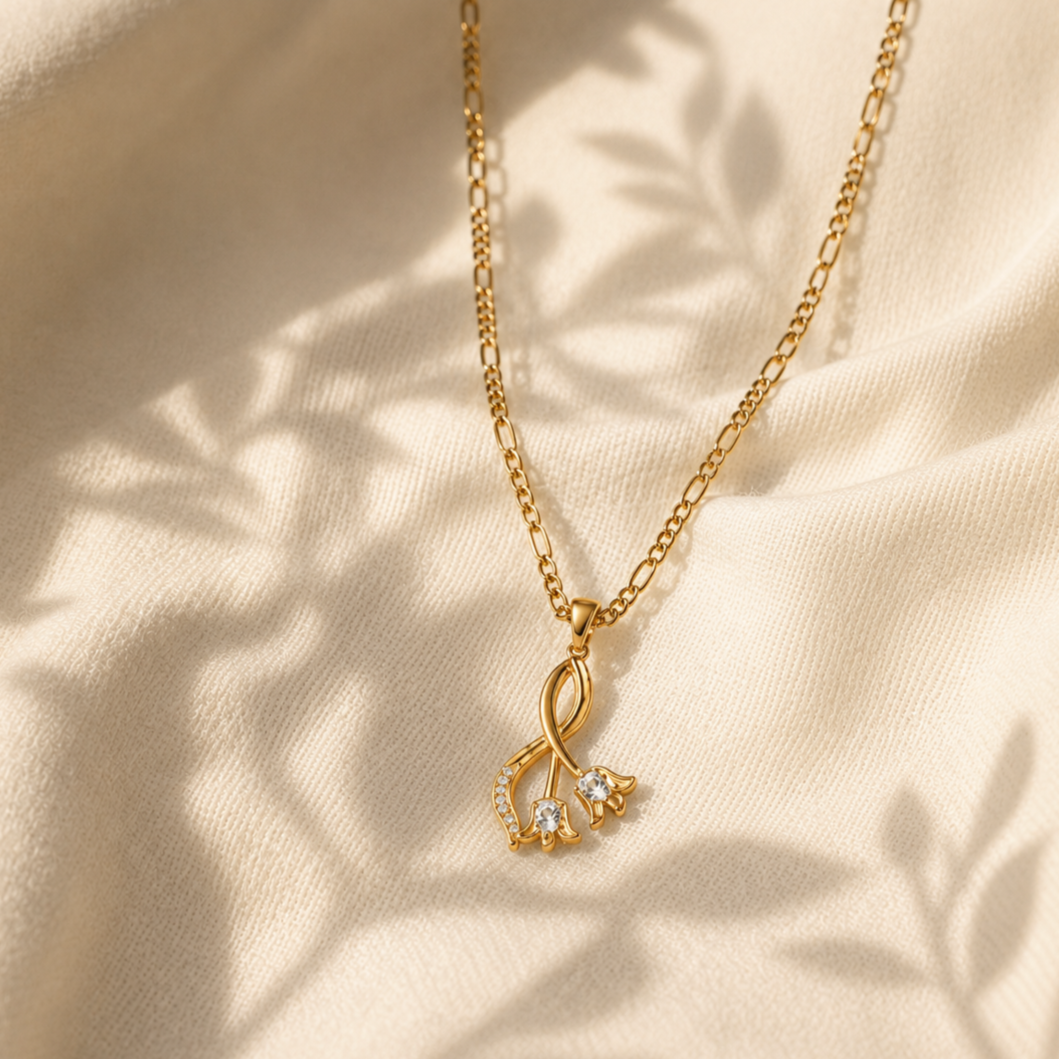 Blooming Tulip Pendant Necklace